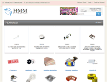 Tablet Screenshot of hmmdistributors.com